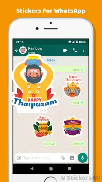 Play Happy Thaipusam Stickers Vol.2  and enjoy Happy Thaipusam Stickers Vol.2 with UptoPlay