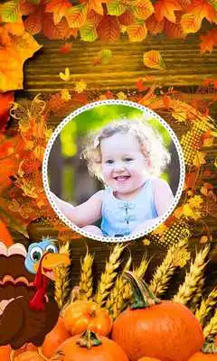 Play happy thanksgiving photo frames