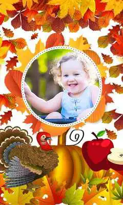 Play happy thanksgiving photo frames