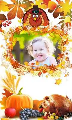 Play happy thanksgiving photo frames