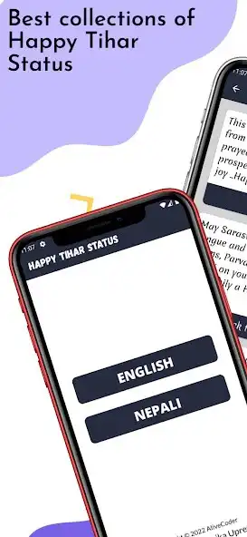 Play Happy Tihar Status  Wishes  and enjoy Happy Tihar Status  Wishes with UptoPlay