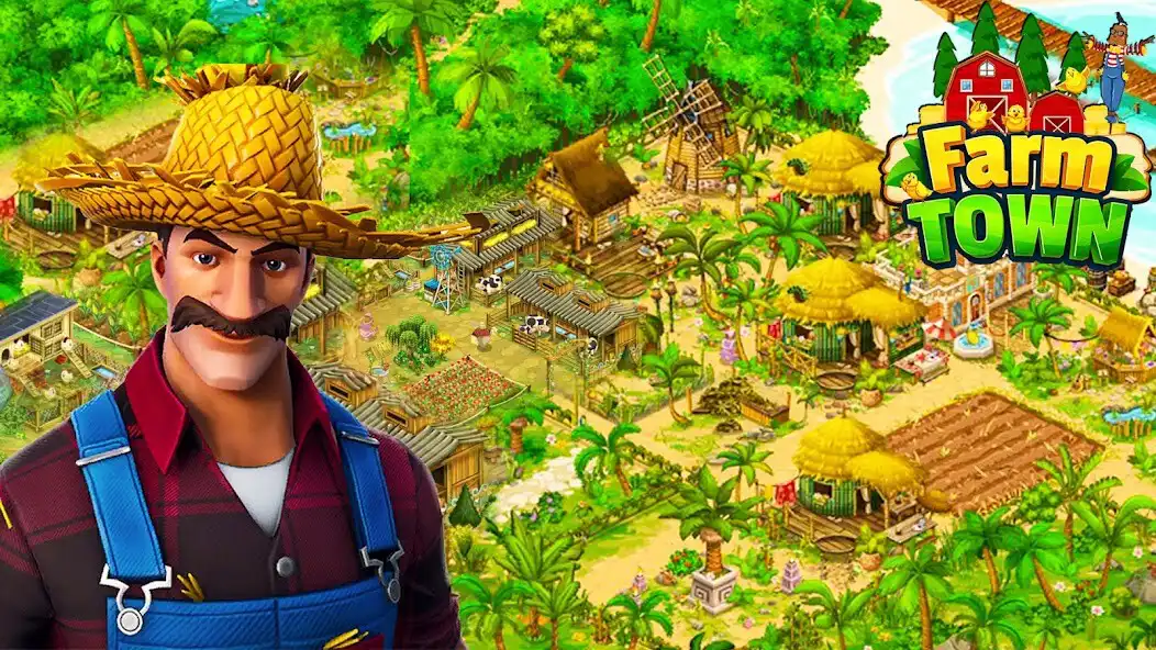 Play Happy Town Farm Offline as an online game Happy Town Farm Offline with UptoPlay