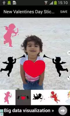 Play Happy Valentines day Stickers