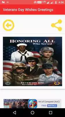 Play Happy Veterans Day Wallpaper Wishes Greetings SMS