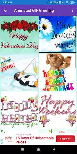 Play Happy Weekend: Greetings, GIF Wishes, SMS Quotes  and enjoy Happy Weekend: Greetings, GIF Wishes, SMS Quotes with UptoPlay