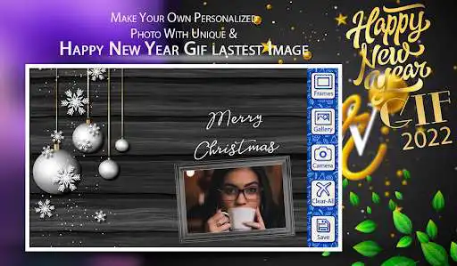 Play Happy Year GIF Photo Frames as an online game Happy Year GIF Photo Frames with UptoPlay