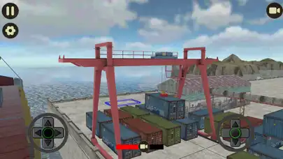 Play Harbor Crane Simulator as an online game Harbor Crane Simulator with UptoPlay