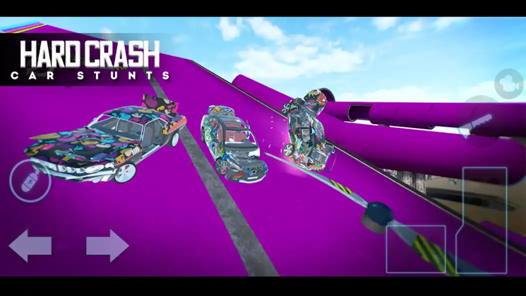 Play Hard Crash Car Stunts as an online game Hard Crash Car Stunts with UptoPlay