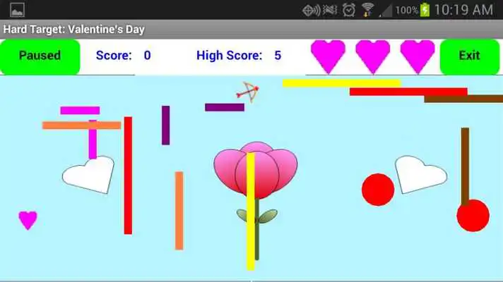 Play Hard Target Valentines