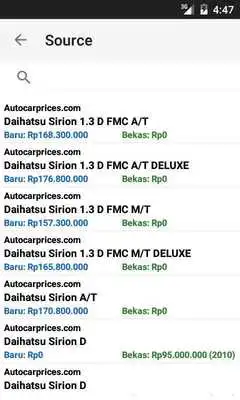 Play Harga Mobil