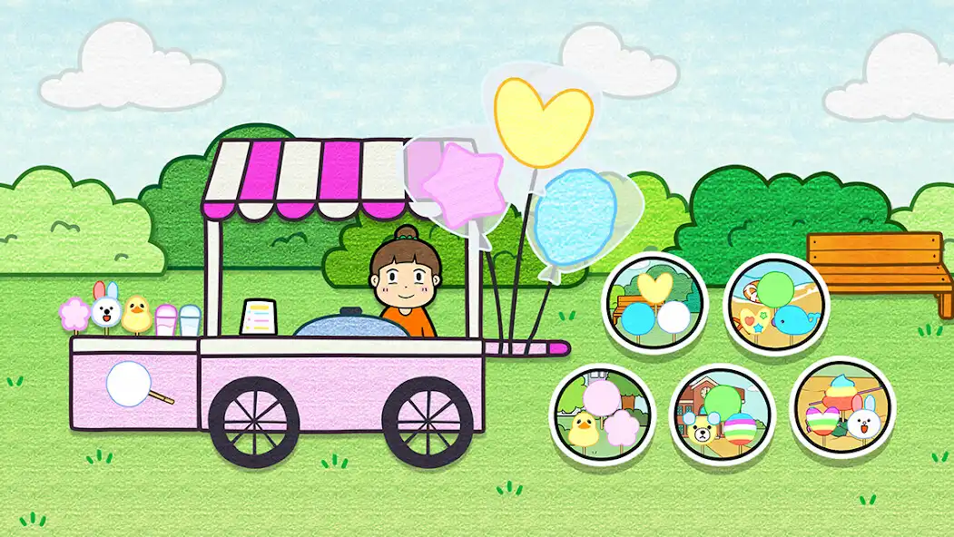 Play Hari Cotton Candy Shop as an online game Hari Cotton Candy Shop with UptoPlay