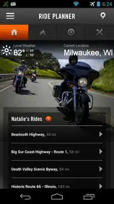 Play Harley-Davidson Ride Planner