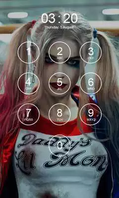 Play Harley Quinn Lock Screen 4K