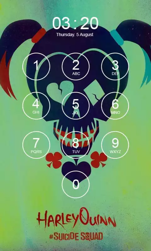 Play Harley Quinn Lock Screen 4K