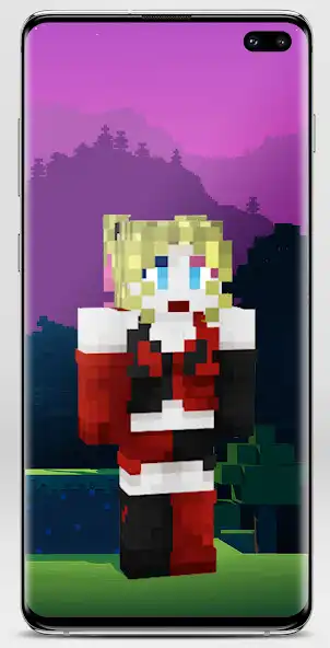 Play Harley Quinn Skin Minecraft as an online game Harley Quinn Skin Minecraft with UptoPlay