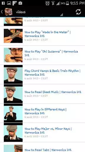 Play APK Harmonica lessons  and enjoy Harmonica lessons with UptoPlay com.HarmonicaLessons.Steps