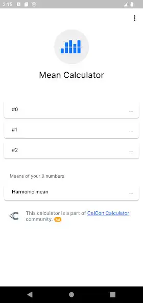 Play Harmonic Mean Calculator  and enjoy Harmonic Mean Calculator with UptoPlay