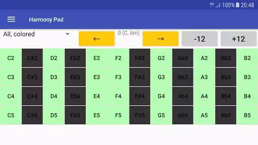 Play APK Harmony Pad (Free Edition)  and enjoy Harmony Pad (Free Edition) with UptoPlay com.nicokla.harmonypad2