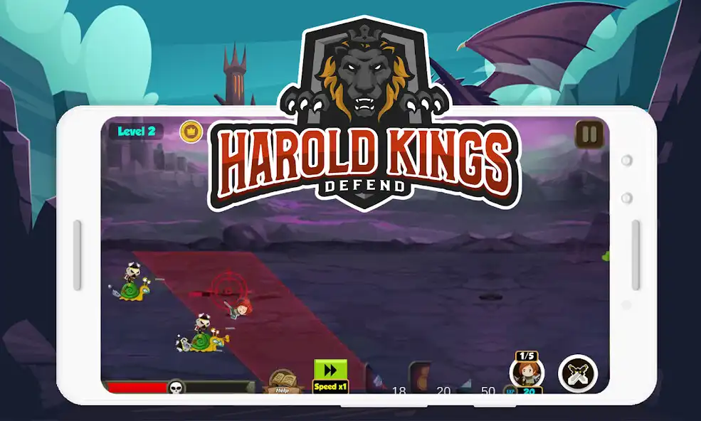 Play Harold Kings Defend as an online game Harold Kings Defend with UptoPlay