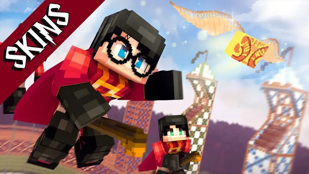 Play Harry Hogwarts for Minecraft as an online game Harry Hogwarts for Minecraft with UptoPlay