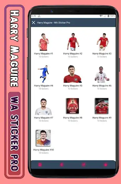 Play Harry Maguire - WA Sticker Pro  and enjoy Harry Maguire - WA Sticker Pro with UptoPlay
