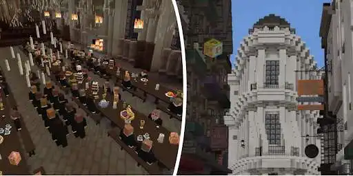 Play Harry Potter Map for Minecraft  and enjoy Harry Potter Map for Minecraft with UptoPlay