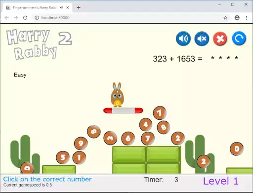 Play HarryRabby2 Math Adding very large numbers FREE as an online game HarryRabby2 Math Adding very large numbers FREE with UptoPlay