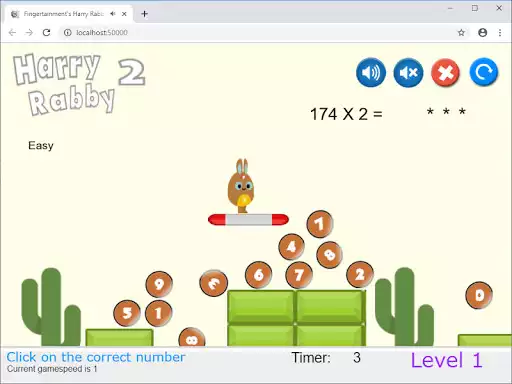 Play HarryRabby2 Math Multiplying Large Numbers FREE  and enjoy HarryRabby2 Math Multiplying Large Numbers FREE with UptoPlay