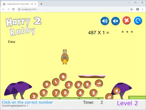 Play HarryRabby2 Math Multiplying Large Numbers FREE as an online game HarryRabby2 Math Multiplying Large Numbers FREE with UptoPlay