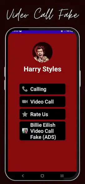 Play Harry Styles Video Call Fake as an online game Harry Styles Video Call Fake with UptoPlay