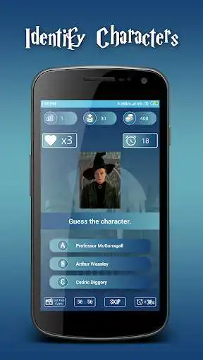 Play Harry : The Wizard Quiz Game as an online game Harry : The Wizard Quiz Game with UptoPlay