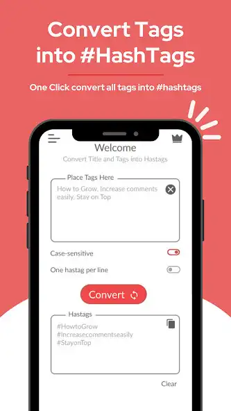 Play Hasho: Convert Tags 2 HashTags  and enjoy Hasho: Convert Tags 2 HashTags with UptoPlay