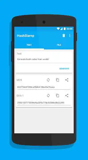 Play HashStamp MD5 & SHA1 Checker  and enjoy HashStamp MD5 & SHA1 Checker with UptoPlay