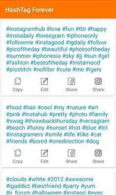 Play Hashtag Forever - Instagram Tags