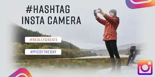 Play Hashtag Photo Maker - Insta Camera Photo Generator  and enjoy Hashtag Photo Maker - Insta Camera Photo Generator with UptoPlay