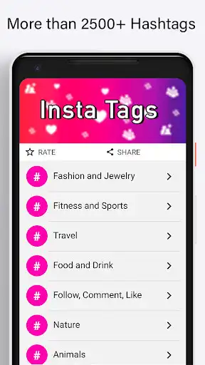 Play Hashtags for Insta  and enjoy Hashtags for Insta with UptoPlay
