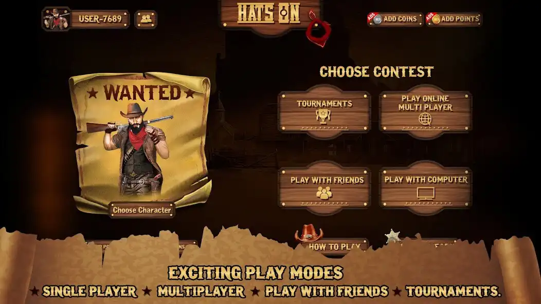 Play Hats On: Shoot  Run Game as an online game Hats On: Shoot  Run Game with UptoPlay