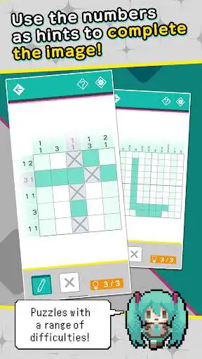 Play Hatsune Miku Logic Paint as an online game Hatsune Miku Logic Paint with UptoPlay