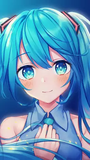 Play Hatsune Miku Wallpaper as an online game Hatsune Miku Wallpaper with UptoPlay