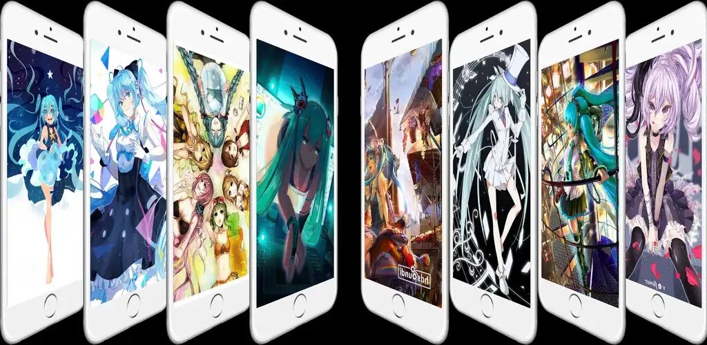 Play Hatsune Miku wallpapper Anime as an online game Hatsune Miku wallpapper Anime with UptoPlay