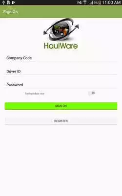 Play Haulware Driver Mobile