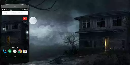 Play Haunted House Live Wallpaper