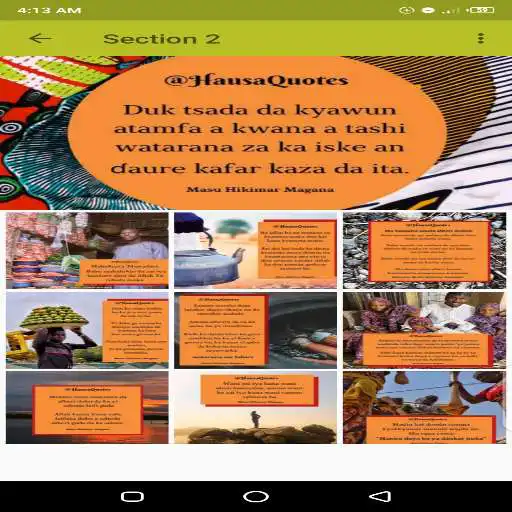 Play Hausa Quotes  and enjoy Hausa Quotes with UptoPlay