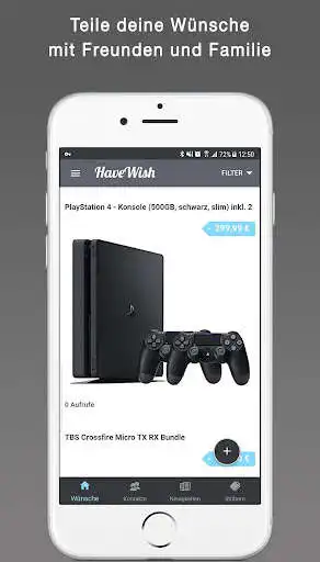 Play HaveWish - Share wishlists with friends  and enjoy HaveWish - Share wishlists with friends with UptoPlay