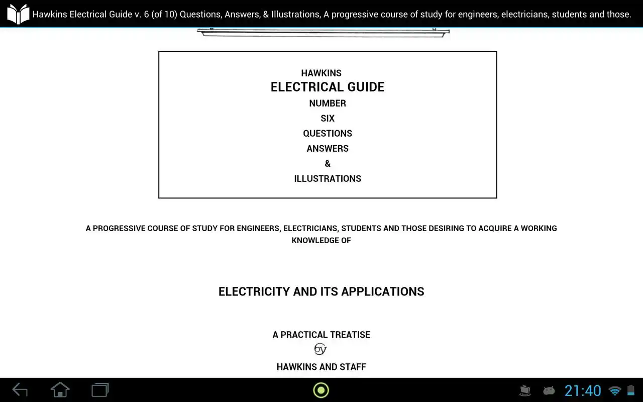 Play Hawkins Electrical Guide 6