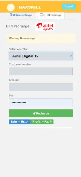 Play HAXSKILL recharge  and enjoy HAXSKILL recharge with UptoPlay