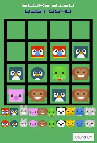 Play Hayvanlar ile 2048 as an online game Hayvanlar ile 2048 with UptoPlay