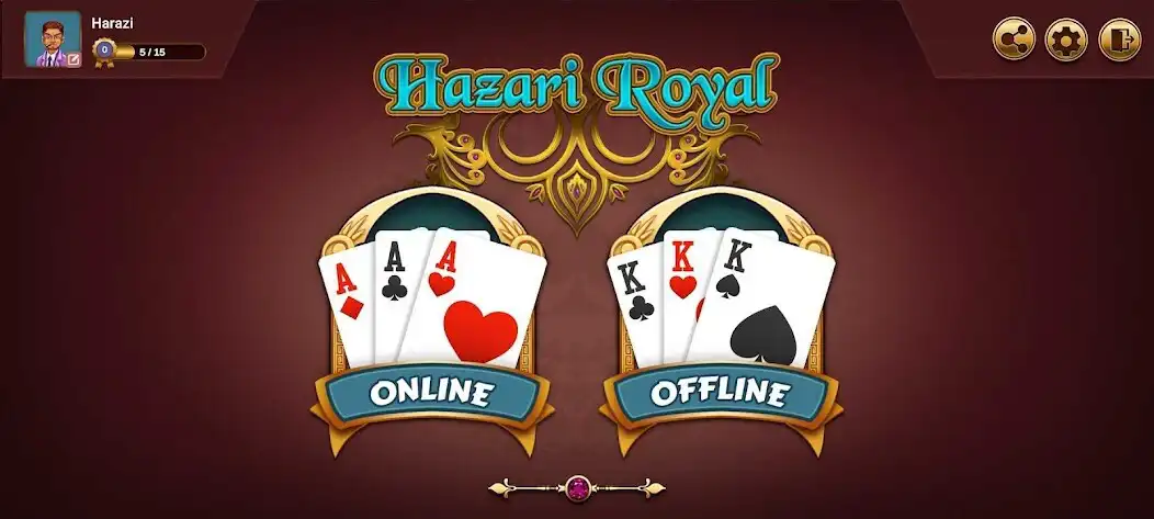 Play Hazari Royal 1000 Points Game  and enjoy Hazari Royal 1000 Points Game with UptoPlay