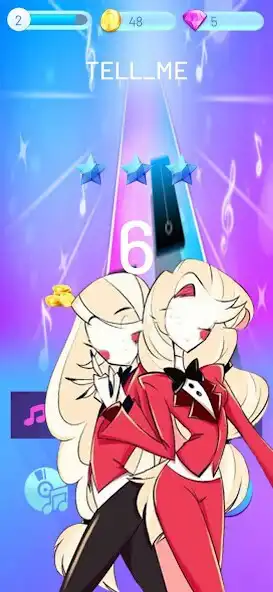 Play HAZBIN HOTEL Piano Tiles  and enjoy HAZBIN HOTEL Piano Tiles with UptoPlay