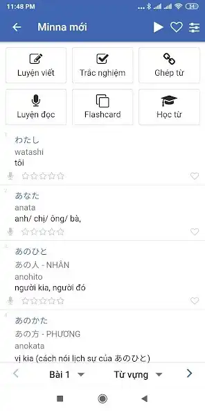 Play Học tiếng Nhật Dumi - Minna No Nihongo as an online game Học tiếng Nhật Dumi - Minna No Nihongo with UptoPlay